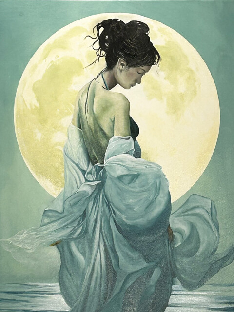 Illuminating moon